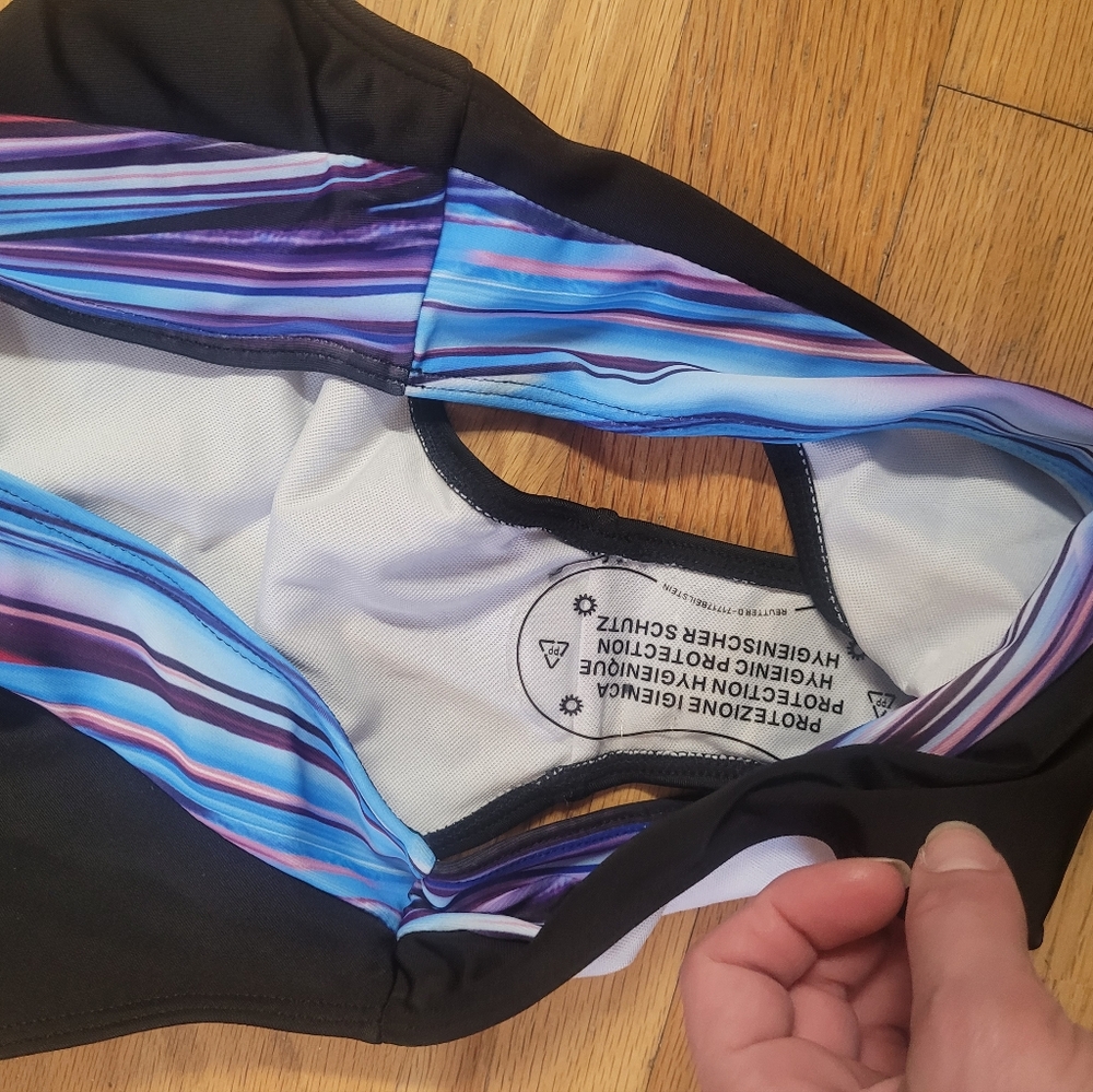 Striped Multicolor Bikini Set - Picture 2 of 5